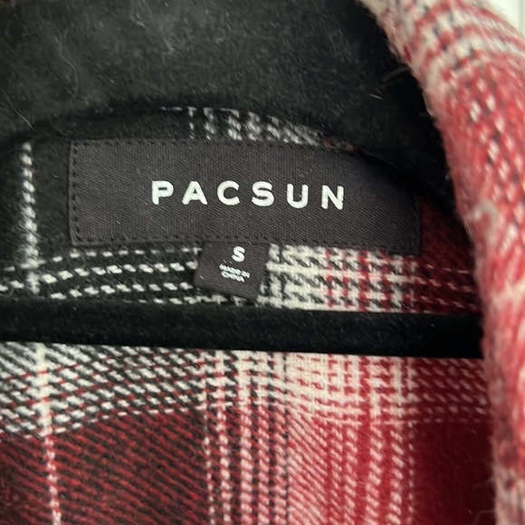 Pacsun Mens Flannel Button Down Shirt - Picture 3 of 4
